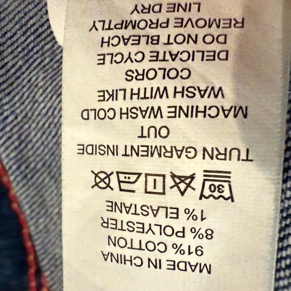 kate spade Medium Blue Denim Jacket - Picture 7 of 7